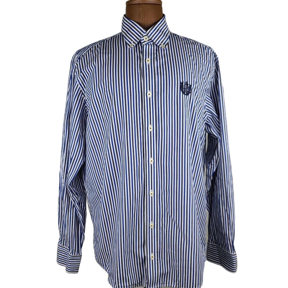 Casa Moda Striped Long Sleeve Shirt